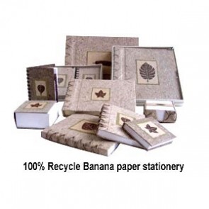 100% Recycle Banana Paper Stationery