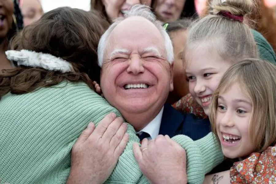 'Harris's no 2 taught in China': Chinese internet reacts to Walz