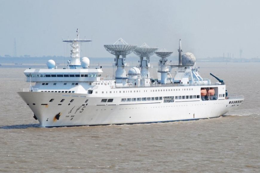 Chinese research ship sails close to India's EEZ