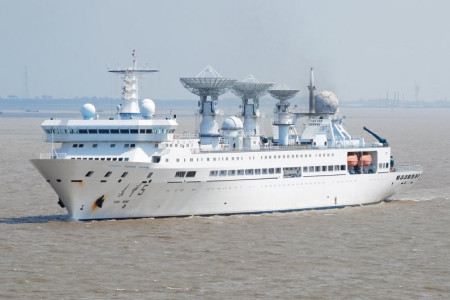 Chinese research ship sails close to India's EEZ