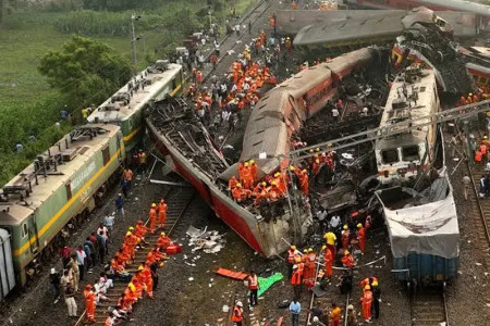 India train disaster: Signal fault the likely cause, minister says