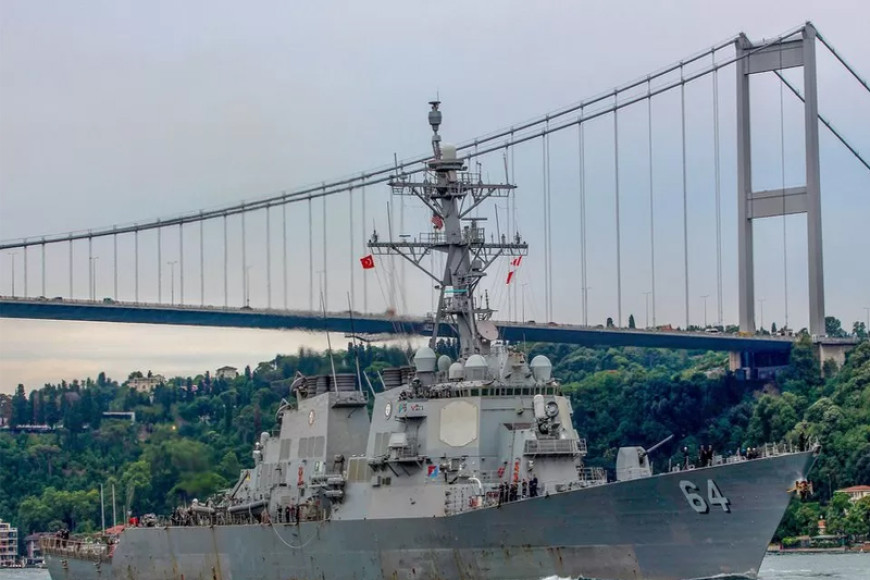 US warship intercepts missiles fired from Yemen 'potentially towards Israel'