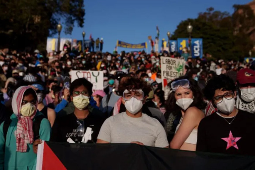 US campus protests: 'Student arrests will be my final college memory'