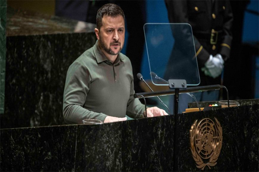 Ukraine war: Russian 'evil cannot be trusted', Zelensky tells UN